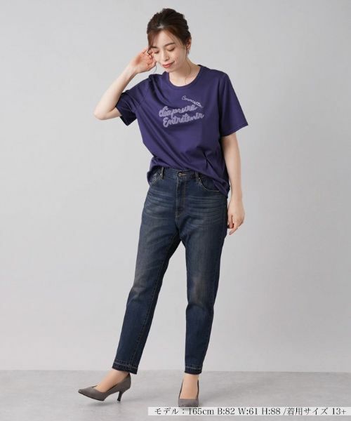 Leilian PLUS HOUSE / レリアンプラスハウス Tシャツ | ロゴTシャツ | 詳細1