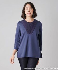 Leilian PLUS HOUSE / レリアンプラスハウス チェックボウタイブラウス【ROCHAS Premiere】【ERICA】 チェックボウタイブラウス【ROCHAS Premiere】【ERICA