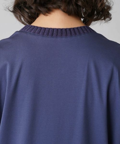 Leilian PLUS HOUSE / レリアンプラスハウス ニット・セーター | 異素材編み込みセーター | 詳細8