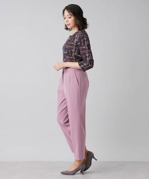 Leilian PLUS HOUSE / レリアンプラスハウス その他パンツ | テーパードクロップドパンツ | 詳細2