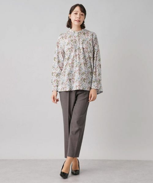 Leilian PLUS HOUSE / レリアンプラスハウス シャツ・ブラウス | ボタニカル柄ブラウス | 詳細13