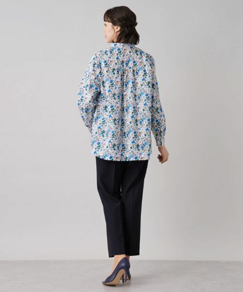 Leilian PLUS HOUSE / レリアンプラスハウス シャツ・ブラウス | ボタニカル柄ブラウス | 詳細3