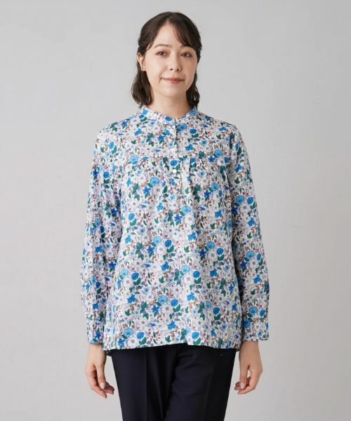 Leilian PLUS HOUSE / レリアンプラスハウス シャツ・ブラウス | ボタニカル柄ブラウス | 詳細4