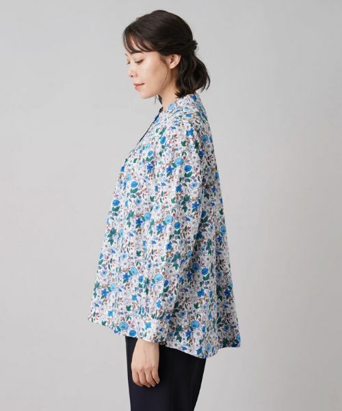 Leilian PLUS HOUSE / レリアンプラスハウス シャツ・ブラウス | ボタニカル柄ブラウス | 詳細5