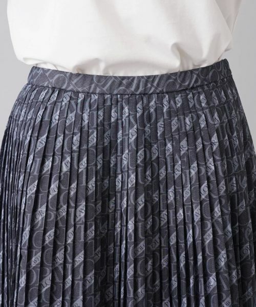 Leilian PLUS HOUSE / レリアンプラスハウス ロング・マキシ丈スカート | 総柄プリーツスカート | 詳細7