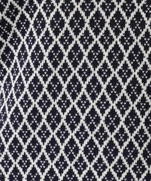 Leilian PLUS HOUSE / レリアンプラスハウス テーラードジャケット | 幾何調ジャカードニットベスト | 詳細10