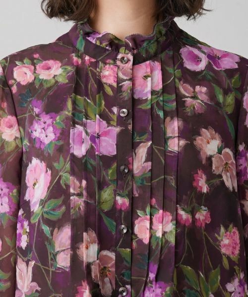 Leilian PLUS HOUSE / レリアンプラスハウス シャツ・ブラウス | フラワー長袖ブラウス | 詳細11