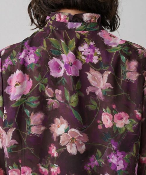 Leilian PLUS HOUSE / レリアンプラスハウス シャツ・ブラウス | フラワー長袖ブラウス | 詳細12