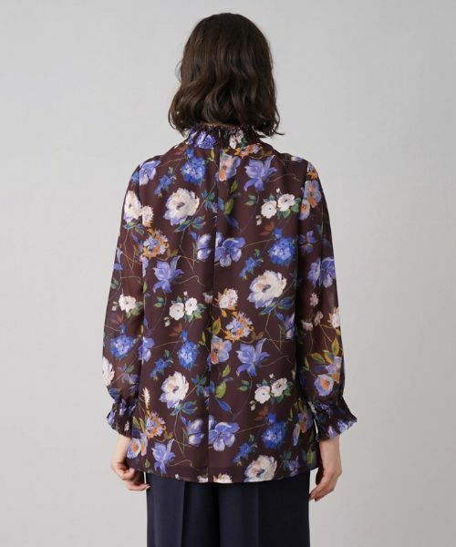 Leilian PLUS HOUSE / レリアンプラスハウス シャツ・ブラウス | フラワープリントブラウス | 詳細6