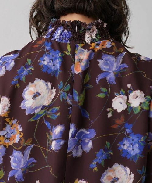 Leilian PLUS HOUSE / レリアンプラスハウス シャツ・ブラウス | フラワープリントブラウス | 詳細8