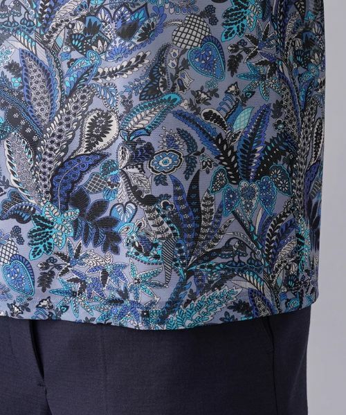 Leilian PLUS HOUSE / レリアンプラスハウス カットソー | ペイズリー柄タック長袖カットソー | 詳細11