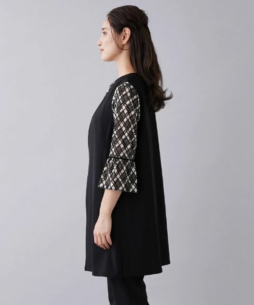 Leilian PLUS HOUSE / レリアンプラスハウス テーラードジャケット | 【店頭人気】2wayストレッチロングジレ | 詳細5