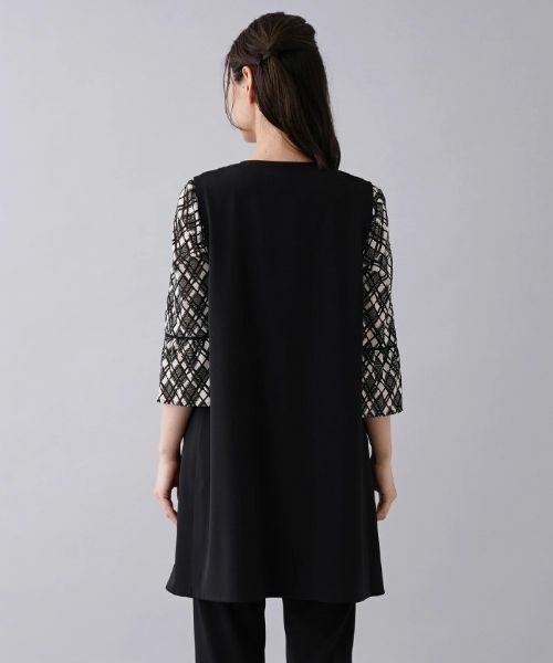 Leilian PLUS HOUSE / レリアンプラスハウス テーラードジャケット | 【店頭人気】2wayストレッチロングジレ | 詳細6