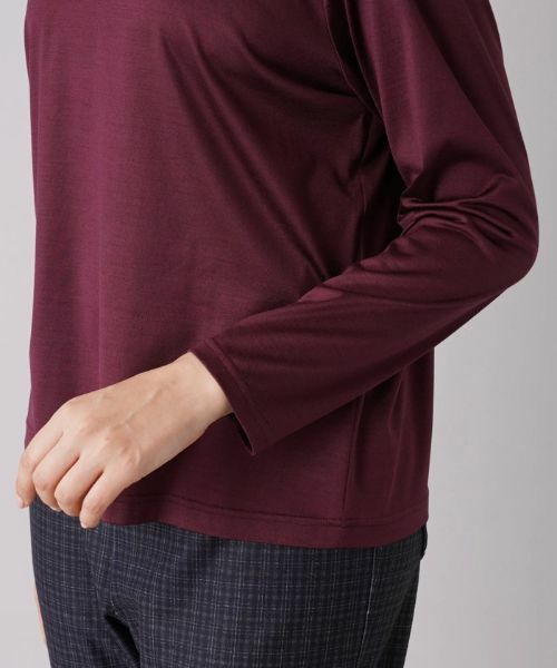 Leilian PLUS HOUSE / レリアンプラスハウス カットソー | 【店舗人気】シルク混ストレッチハイネックカットソー | 詳細12