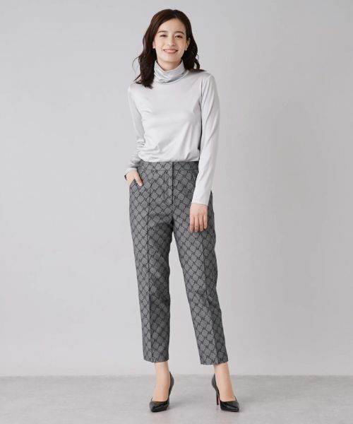 Leilian PLUS HOUSE / レリアンプラスハウス カットソー | 【店舗人気】シルク混ストレッチハイネックカットソー | 詳細14