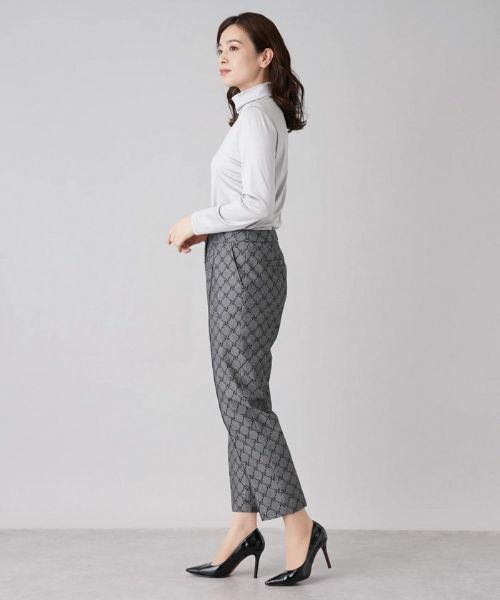 Leilian PLUS HOUSE / レリアンプラスハウス カットソー | 【店舗人気】シルク混ストレッチハイネックカットソー | 詳細15