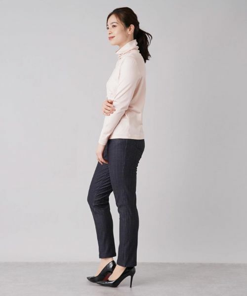 Leilian PLUS HOUSE / レリアンプラスハウス カットソー | 【店舗人気】シルク混ストレッチハイネックカットソー | 詳細18