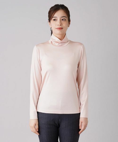 Leilian PLUS HOUSE / レリアンプラスハウス カットソー | 【店舗人気】シルク混ストレッチハイネックカットソー | 詳細20