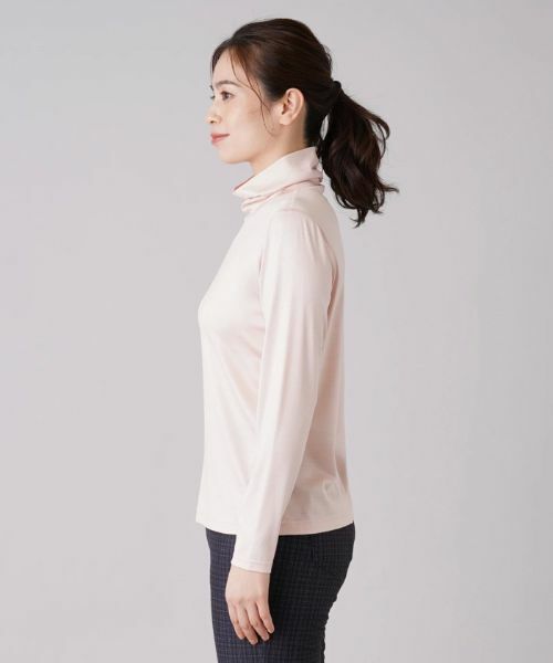 Leilian PLUS HOUSE / レリアンプラスハウス カットソー | 【店舗人気】シルク混ストレッチハイネックカットソー | 詳細21