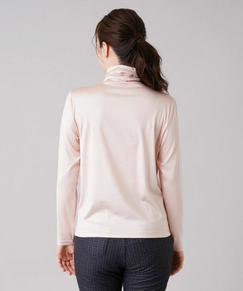Leilian PLUS HOUSE / レリアンプラスハウス カットソー | 【店舗人気】シルク混ストレッチハイネックカットソー | 詳細22
