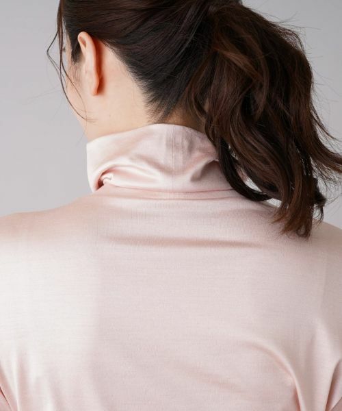 Leilian PLUS HOUSE / レリアンプラスハウス カットソー | 【店舗人気】シルク混ストレッチハイネックカットソー | 詳細24