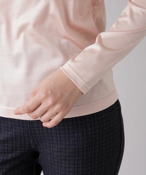 Leilian PLUS HOUSE / レリアンプラスハウス カットソー | 【店舗人気】シルク混ストレッチハイネックカットソー | 詳細25