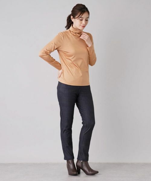 Leilian PLUS HOUSE / レリアンプラスハウス カットソー | 【店舗人気】シルク混ストレッチハイネックカットソー | 詳細27