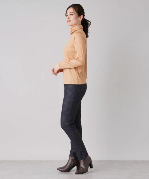 Leilian PLUS HOUSE / レリアンプラスハウス カットソー | 【店舗人気】シルク混ストレッチハイネックカットソー | 詳細28