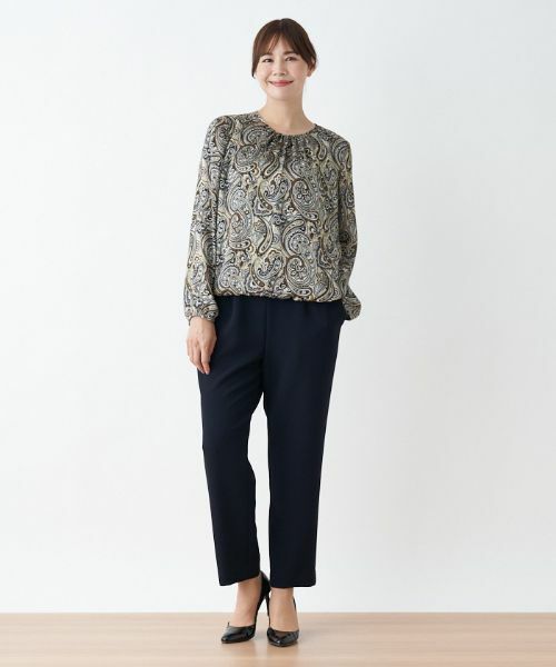 Leilian PLUS HOUSE / レリアンプラスハウス シャツ・ブラウス | ペイズリー柄ブラウス | 詳細12