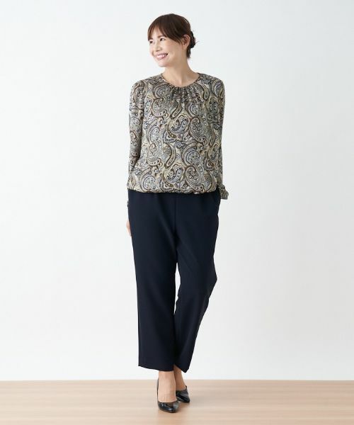 Leilian PLUS HOUSE / レリアンプラスハウス シャツ・ブラウス | ペイズリー柄ブラウス | 詳細13