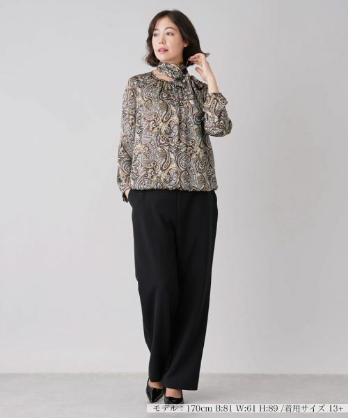 Leilian PLUS HOUSE / レリアンプラスハウス シャツ・ブラウス | ペイズリー柄ブラウス | 詳細2