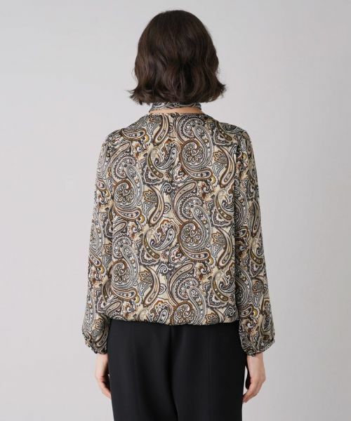 Leilian PLUS HOUSE / レリアンプラスハウス シャツ・ブラウス | ペイズリー柄ブラウス | 詳細7