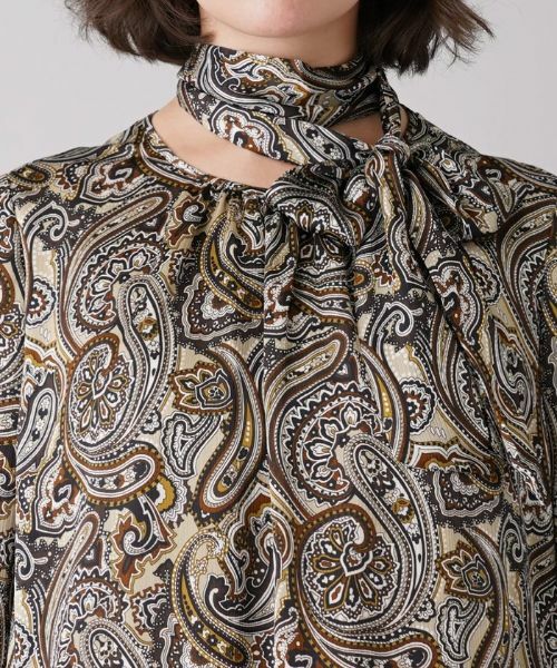 Leilian PLUS HOUSE / レリアンプラスハウス シャツ・ブラウス | ペイズリー柄ブラウス | 詳細8