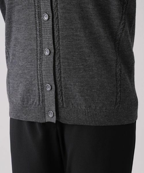 Leilian PLUS HOUSE / レリアンプラスハウス テーラードジャケット | 半袖ニットカーディガン | 詳細10