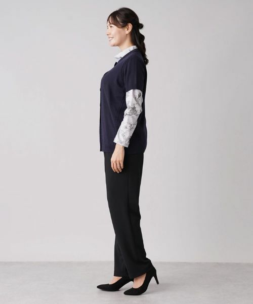 Leilian PLUS HOUSE / レリアンプラスハウス テーラードジャケット | 半袖ニットカーディガン | 詳細13