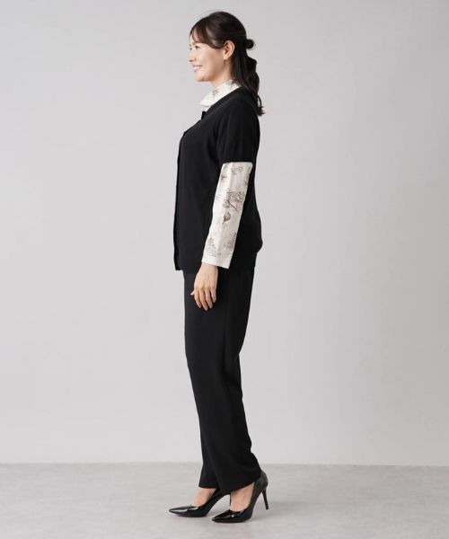 Leilian PLUS HOUSE / レリアンプラスハウス テーラードジャケット | 半袖ニットカーディガン | 詳細19