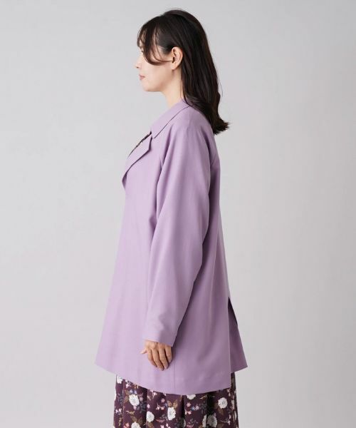 Leilian PLUS HOUSE / レリアンプラスハウス テーラードジャケット | ラグランロングジャケット 【ROCHAS Premiere】 | 詳細5