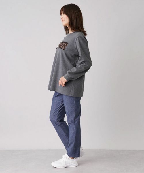 Leilian PLUS HOUSE / レリアンプラスハウス その他パンツ | 【店舗人気】デニム風ストレッチアンクルパンツ | 詳細2