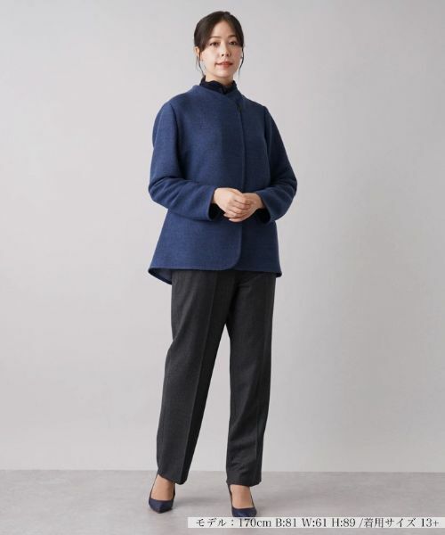 Leilian PLUS HOUSE / レリアンプラスハウス テーラードジャケット | ラップジャケット【LORO PIANA】 | 詳細1