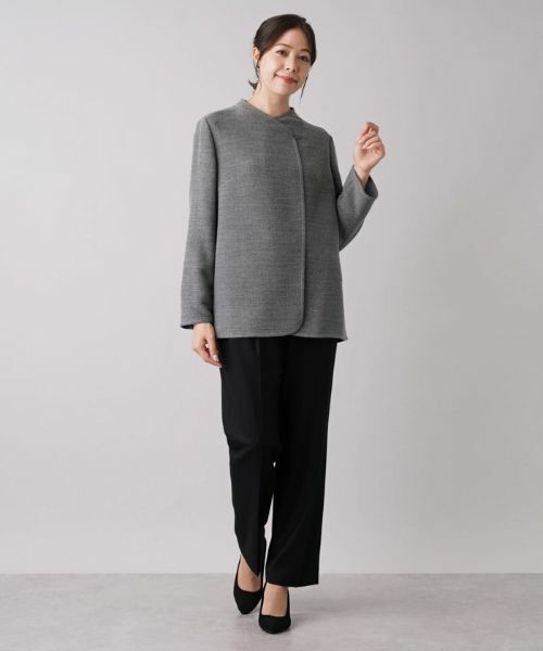 Leilian PLUS HOUSE / レリアンプラスハウス テーラードジャケット | ラップジャケット【LORO PIANA】 | 詳細12