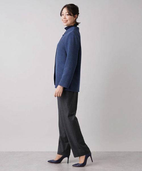 Leilian PLUS HOUSE / レリアンプラスハウス テーラードジャケット | ラップジャケット【LORO PIANA】 | 詳細2