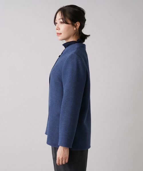 Leilian PLUS HOUSE / レリアンプラスハウス テーラードジャケット | ラップジャケット【LORO PIANA】 | 詳細5