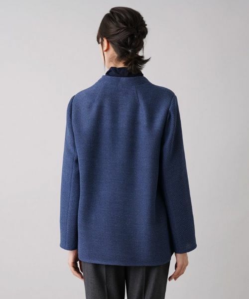 Leilian PLUS HOUSE / レリアンプラスハウス テーラードジャケット | ラップジャケット【LORO PIANA】 | 詳細6