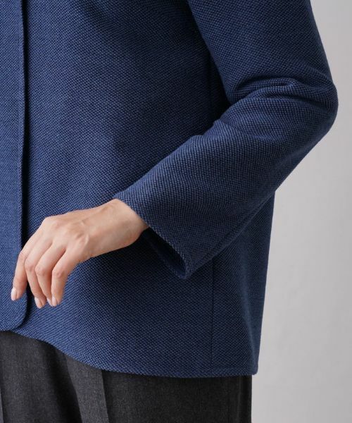 Leilian PLUS HOUSE / レリアンプラスハウス テーラードジャケット | ラップジャケット【LORO PIANA】 | 詳細9