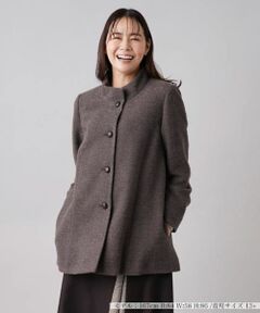 Leilian PLUS HOUSE / レリアンプラスハウス テーラードジャケット | スタンドカラージャケット