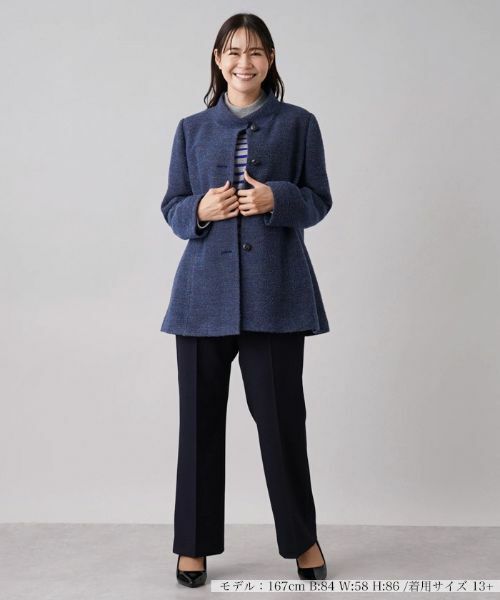 Leilian PLUS HOUSE / レリアンプラスハウス テーラードジャケット | スタンドカラージャケット | 詳細1