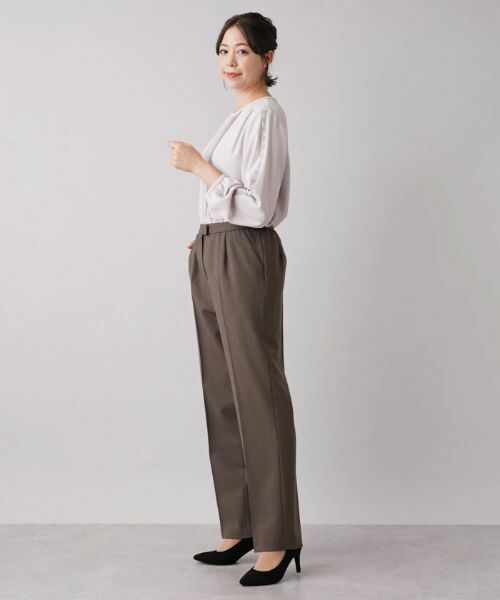 Leilian PLUS HOUSE / レリアンプラスハウス その他パンツ | センタープレスパンツ | 詳細10