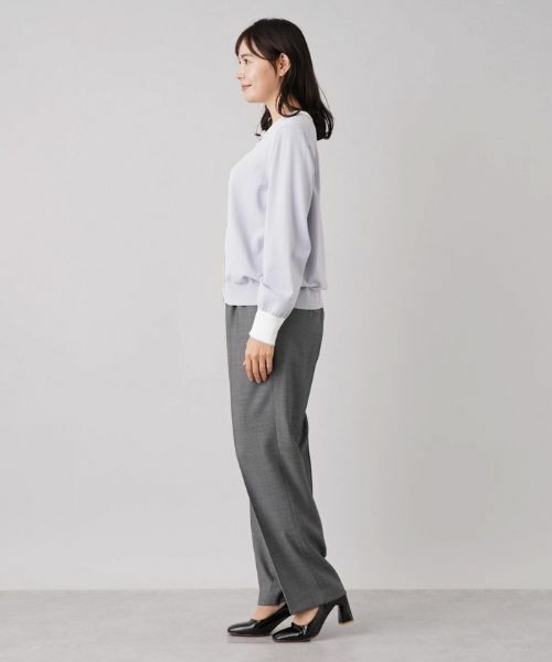 Leilian PLUS HOUSE / レリアンプラスハウス カーディガン・ボレロ | バイカラーカーディガン | 詳細12