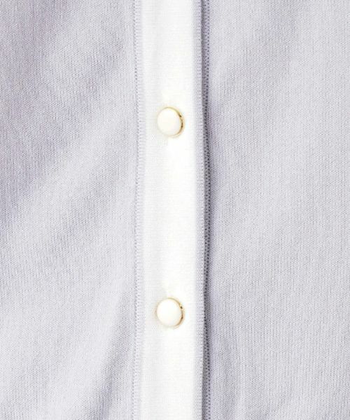Leilian PLUS HOUSE / レリアンプラスハウス カーディガン・ボレロ | バイカラーカーディガン | 詳細15