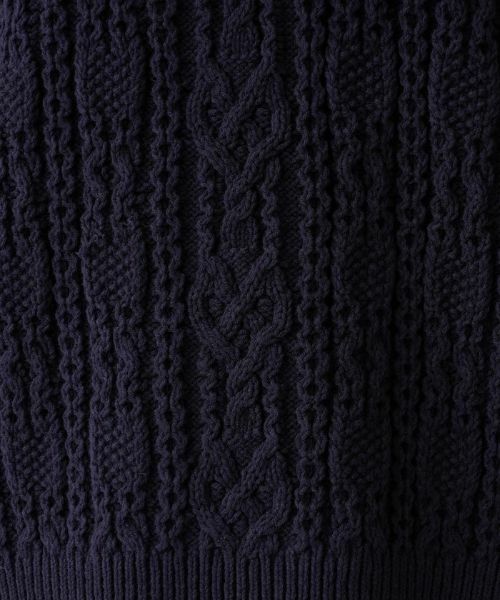 Leilian PLUS HOUSE / レリアンプラスハウス テーラードジャケット | ケーブル編みニットベスト | 詳細11